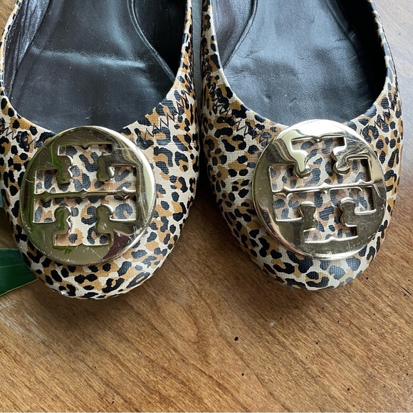 Tory Burch Leopard Print Ballet Flats size 9.5 - Picture 10 of 10